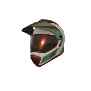 Mint Chocolate Motocross Helmet