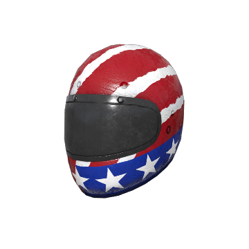 Patriotic Racing Helmet