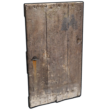 Old Heavy Wooden Door – Let`s Play Market