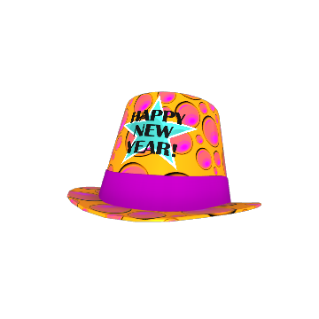 Bubbly New Year's Party Hat