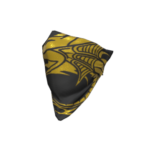 Golden Dragon Face Bandana