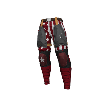 Patriotic Red Military Pants