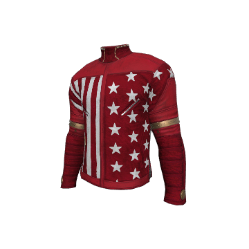Patriotic Red Military Shirt