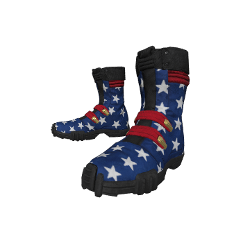 Patriotic Stars Combat Boots
