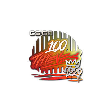 Sticker 100 Thieves 2020 RMR