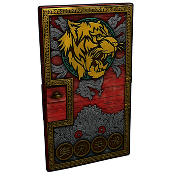 Gold Lunar Tiger Door